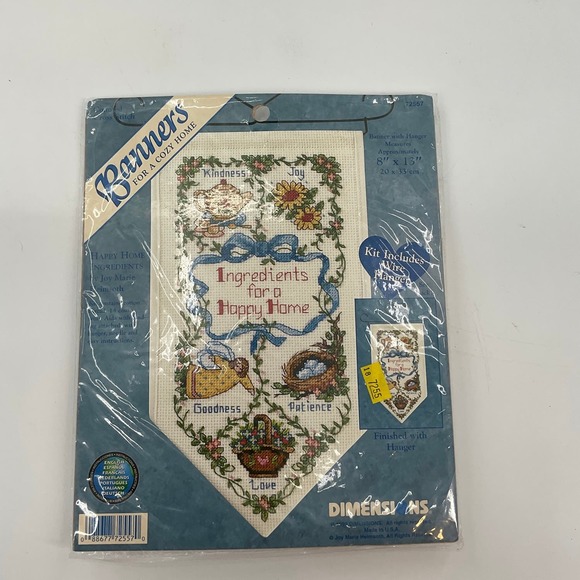 Dimensions Banners Cross Stitch 72557 with Hanger - Picture 3 of 5